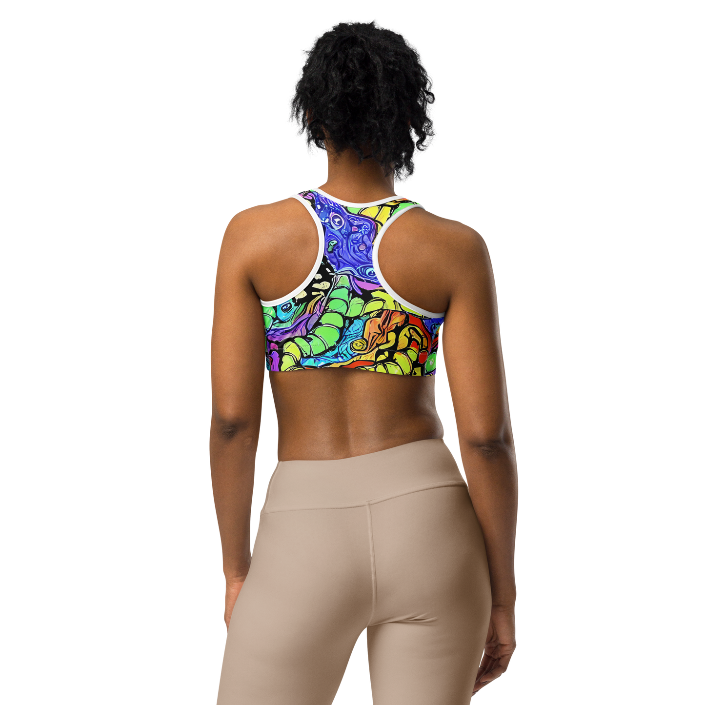 Sports Bra - Frostwork Fantasy