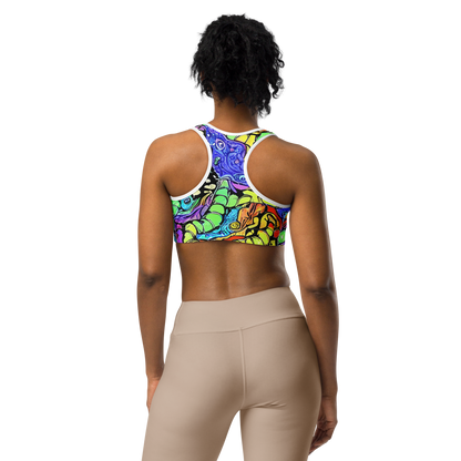 Sports Bra - Frostwork Fantasy