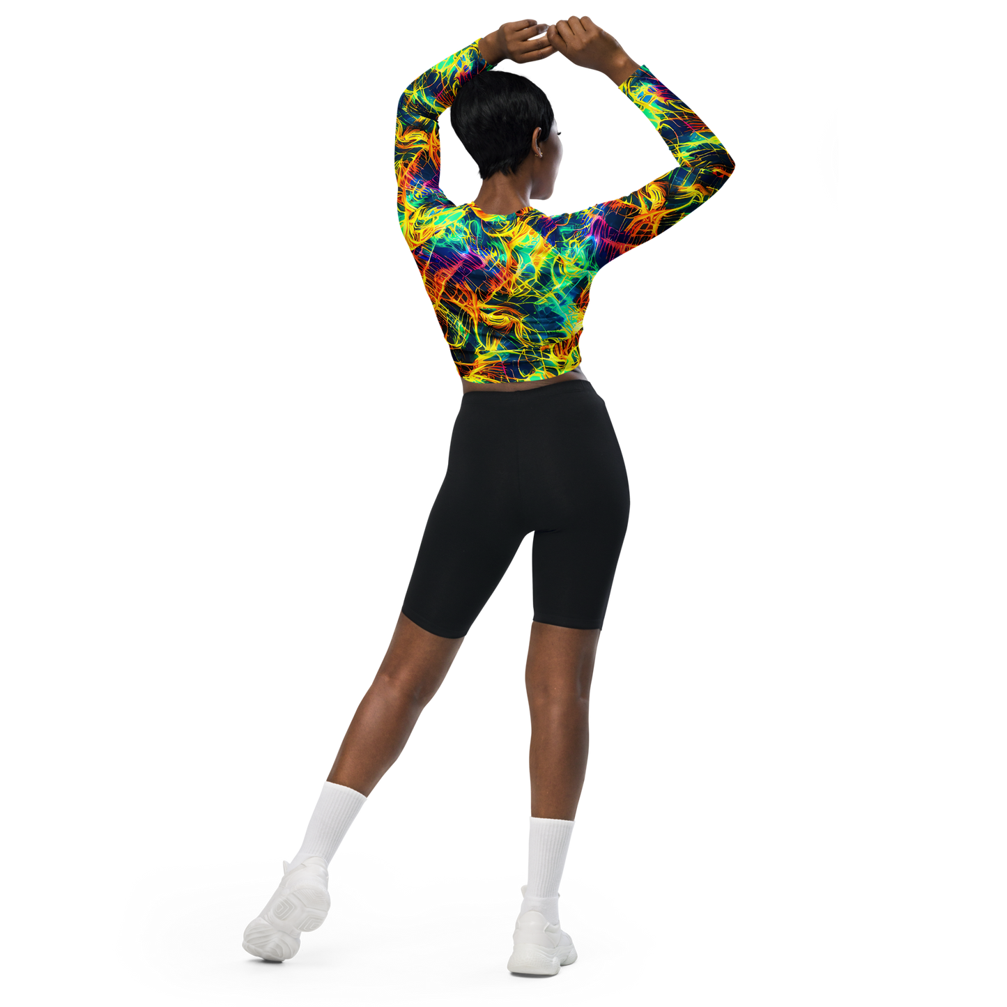 Long Sleeve Crop Top - Kapp's Kaleidoscope