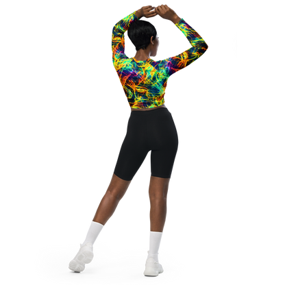 Long Sleeve Crop Top - Kapp's Kaleidoscope