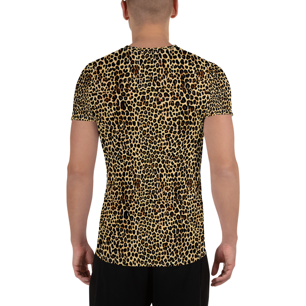 Men's Athletic T-Shirt - Cheetah Mosaic