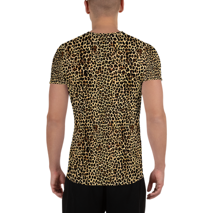 Men's Athletic T-Shirt - Cheetah Mosaic