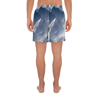 Men's Athletic Shorts - Misty Pinnacles