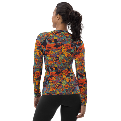 Women's Rash Guard - Galactic Faces