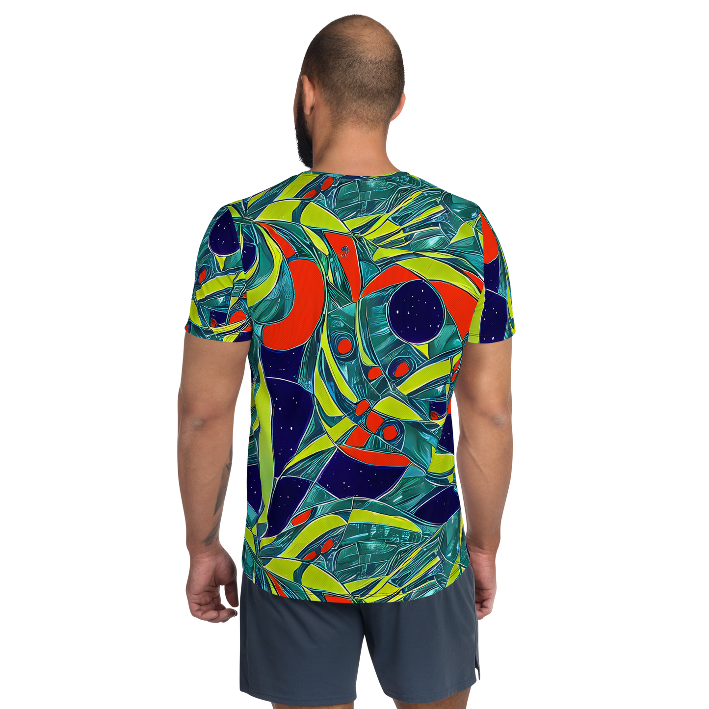 Men's Athletic T-Shirt - Harmonic Mirage