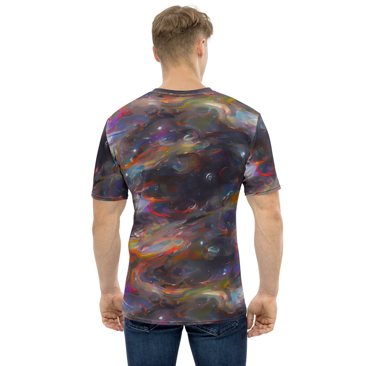 Men's Crew Neck T-Shirt - Chromatic Flux
