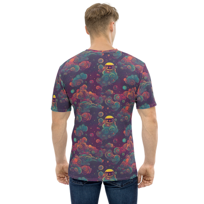 Men's Crew Neck T-Shirt - Nebula Dreamscape