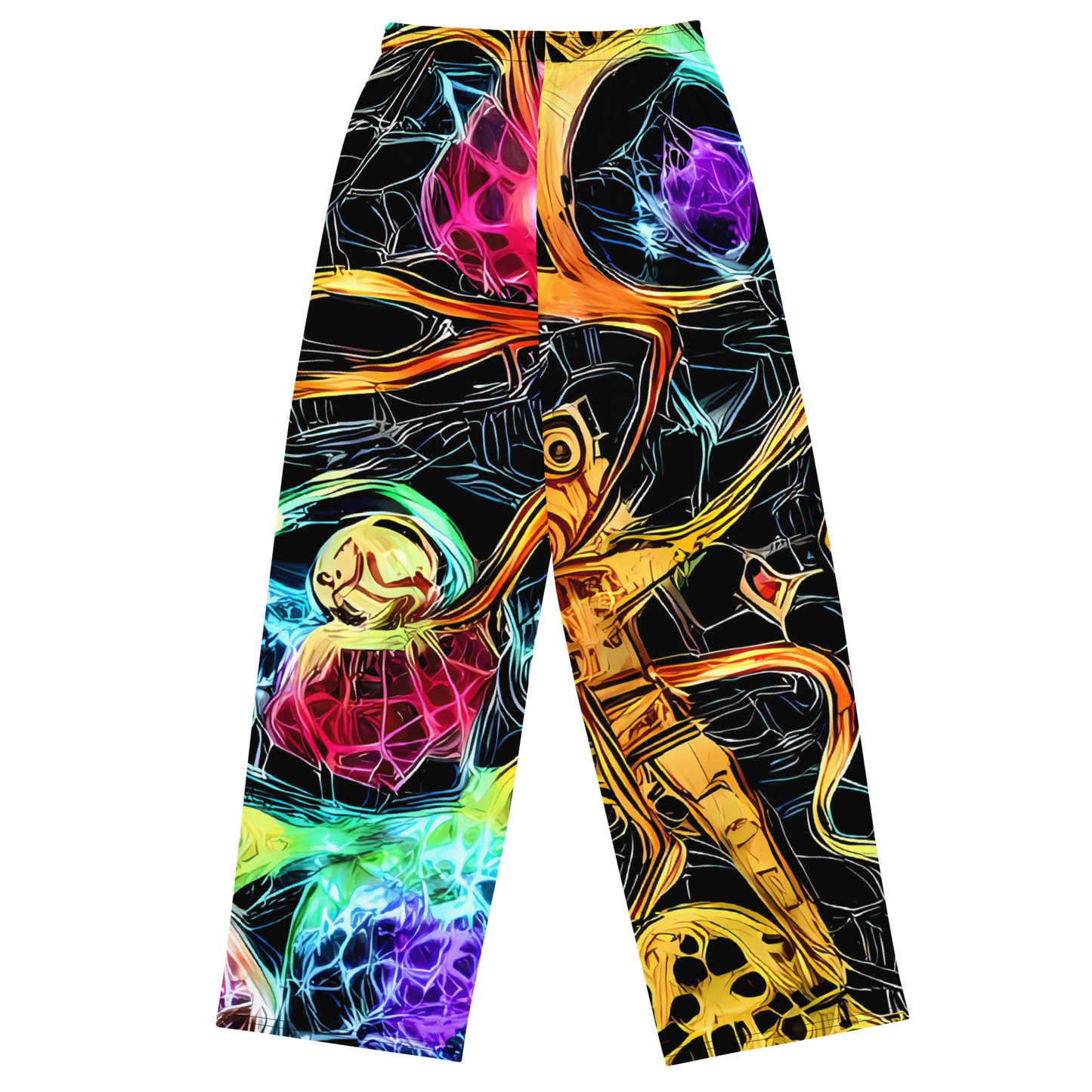 Wide-Leg Pants - Psychedelic Pulsar