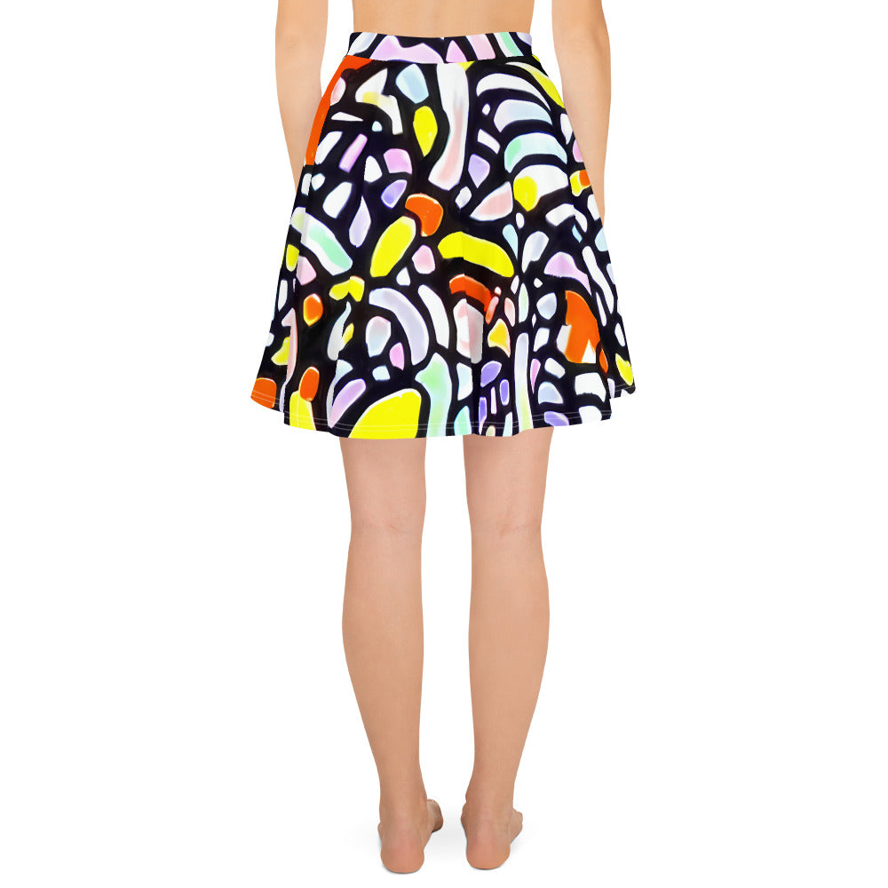 Skater Skirt - Cubist Carousel