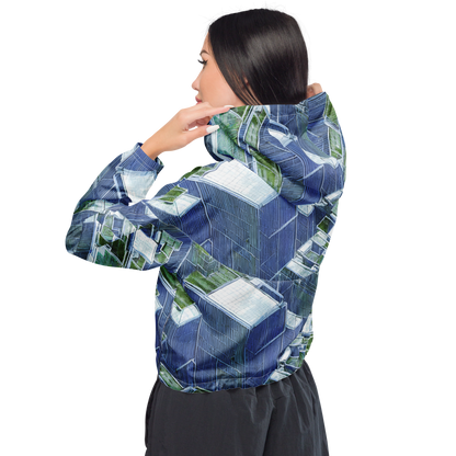 Women's Cropped Windbreaker - Urban Eden