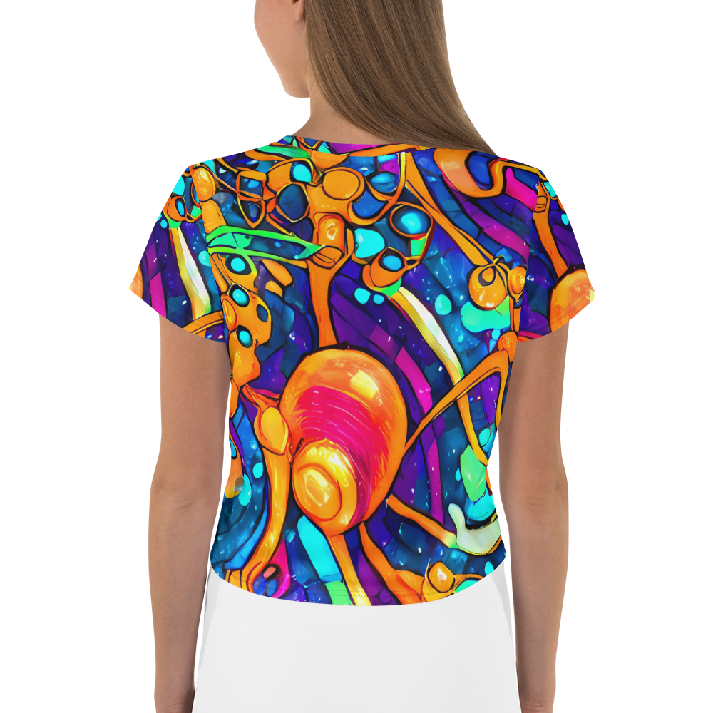 Women's Crop Tee - Iridescent Nebula