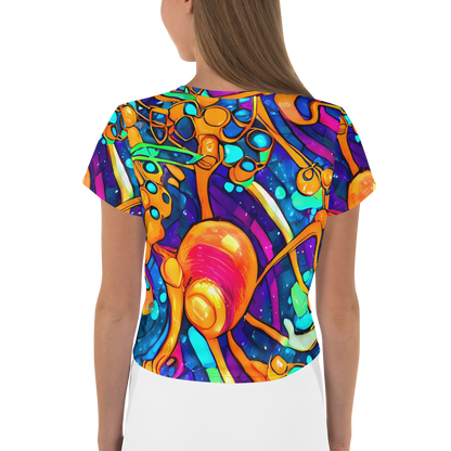 Women's Crop Tee - Iridescent Nebula