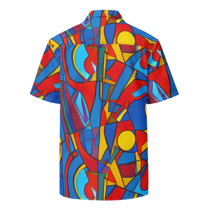 Button Shirt - Mondrian Maze