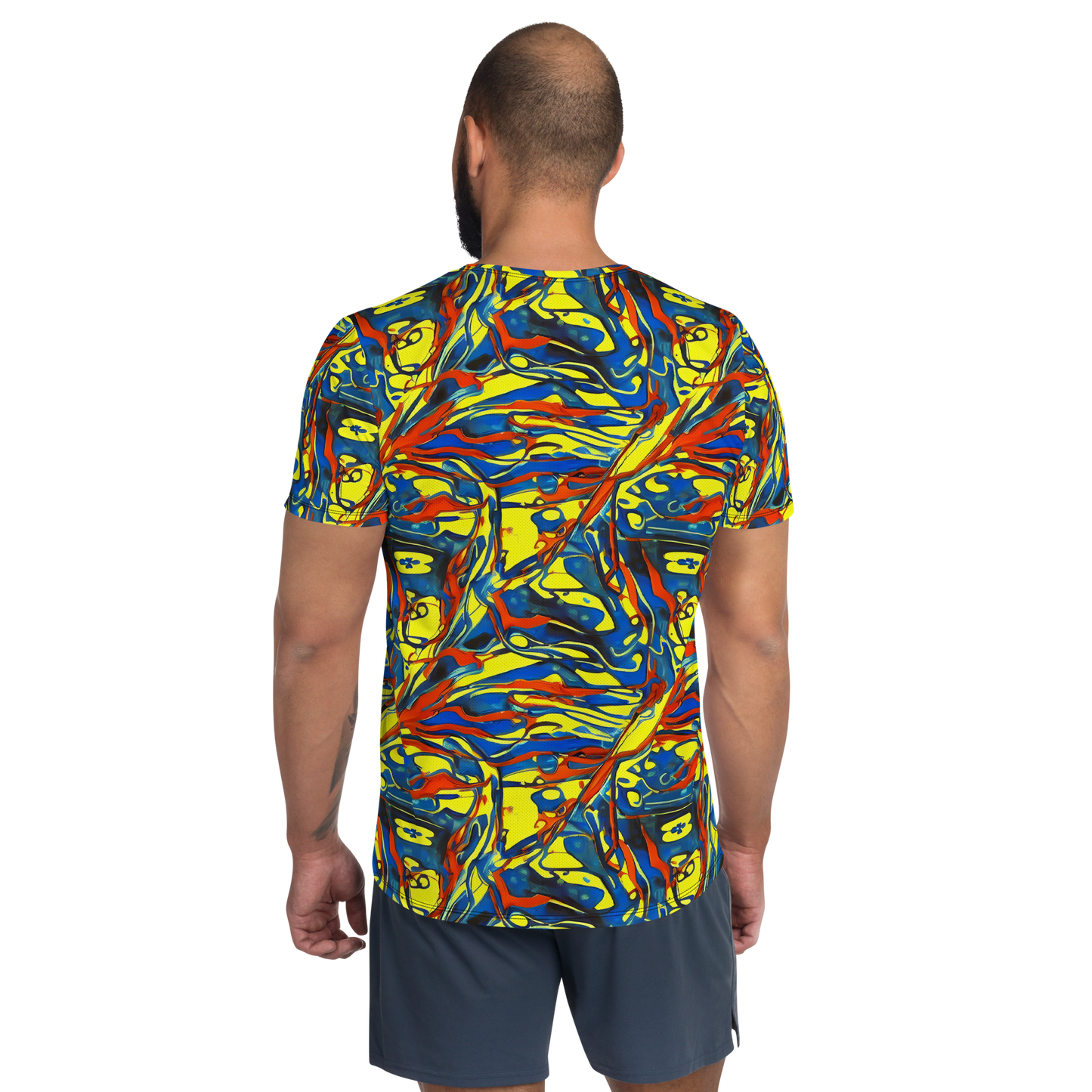 Men's Athletic T-Shirt - Cyberflow Circuit