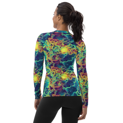 Women's Rash Guard - Echoed Pulses