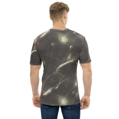 Men's Crew Neck T-Shirt - Nebula Veins