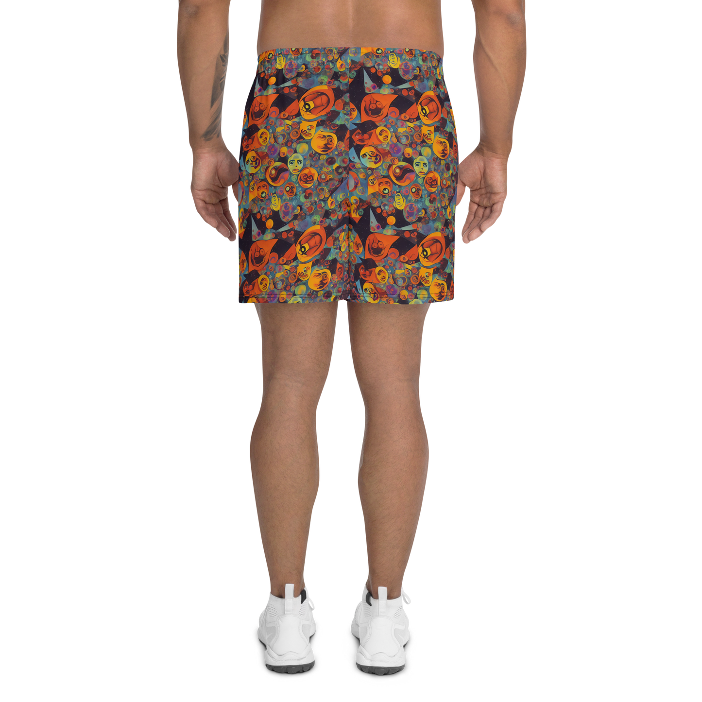 Men's Athletic Shorts - Galactic Faces