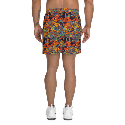 Men's Athletic Shorts - Galactic Faces