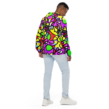 Men's Windbreaker - Vivid Serenade