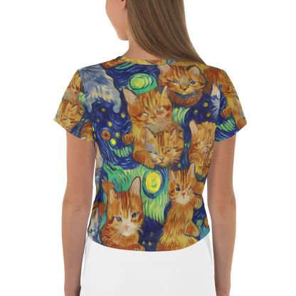 Women's Crop Tee - Celestial Claws