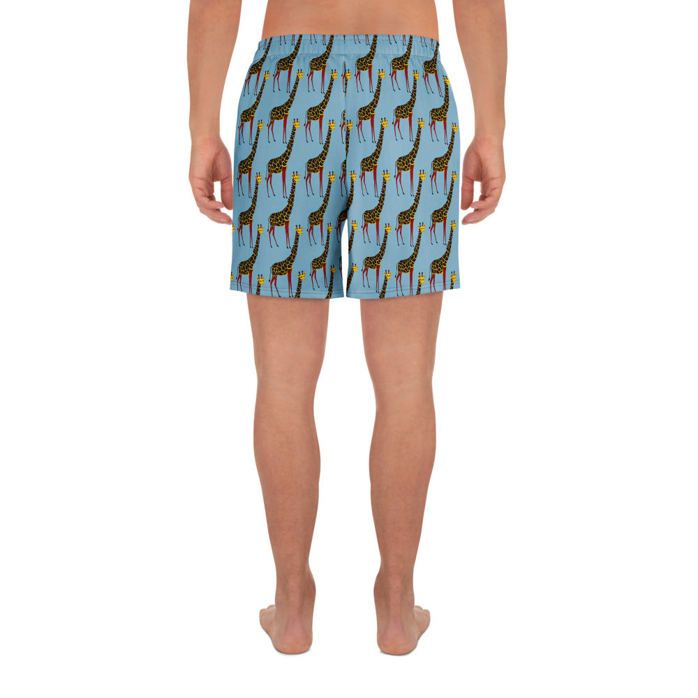 Athletic Long Shorts - Giraffe Groove