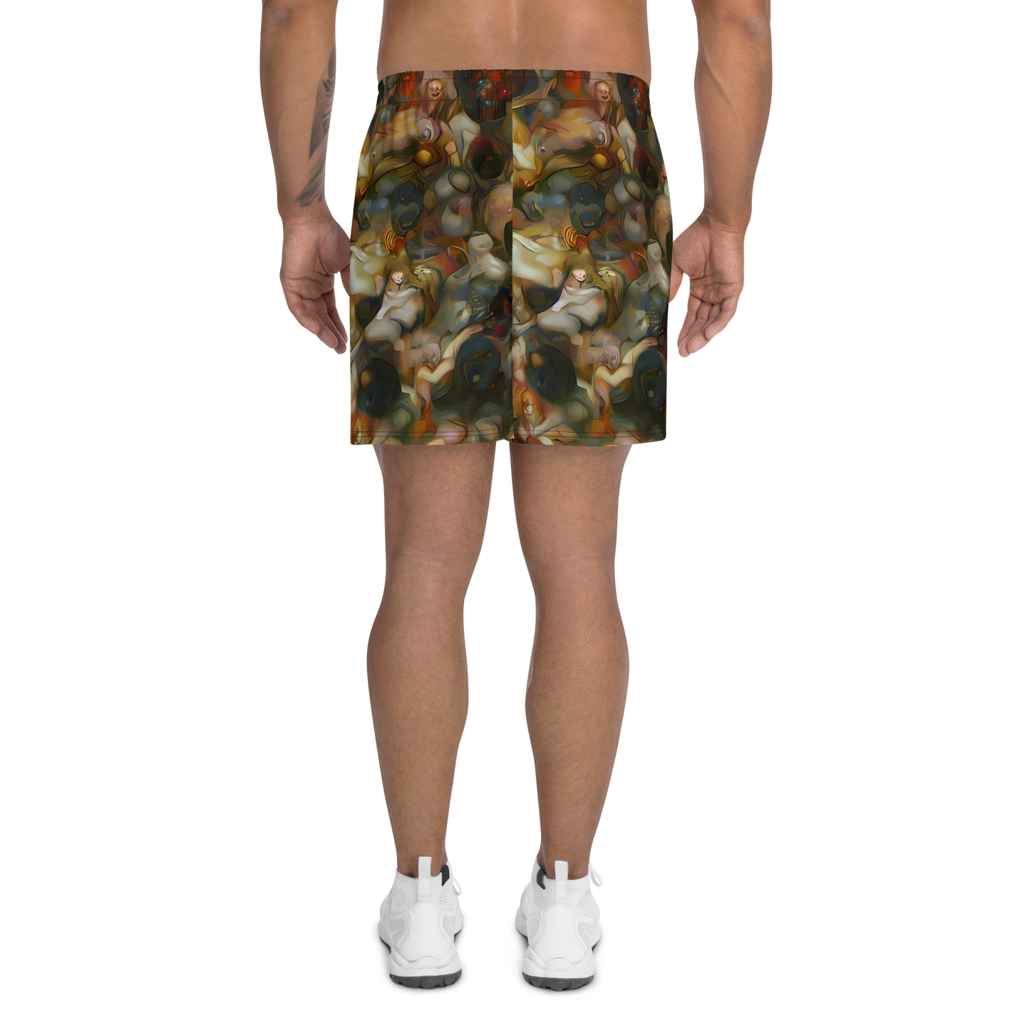 Men's Athletic Shorts - Cryptic Canvas