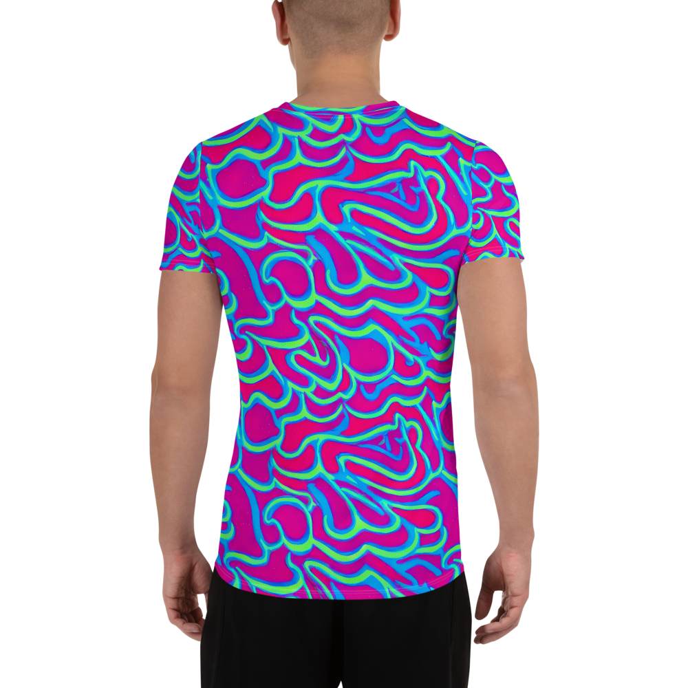 Men's Athletic T-Shirt - Aquatic Ember