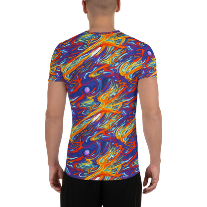 Men's Athletic T-Shirt - Galactic Ember