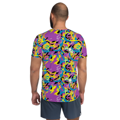 Men's Athletic T-Shirt - Galactic Sprawl