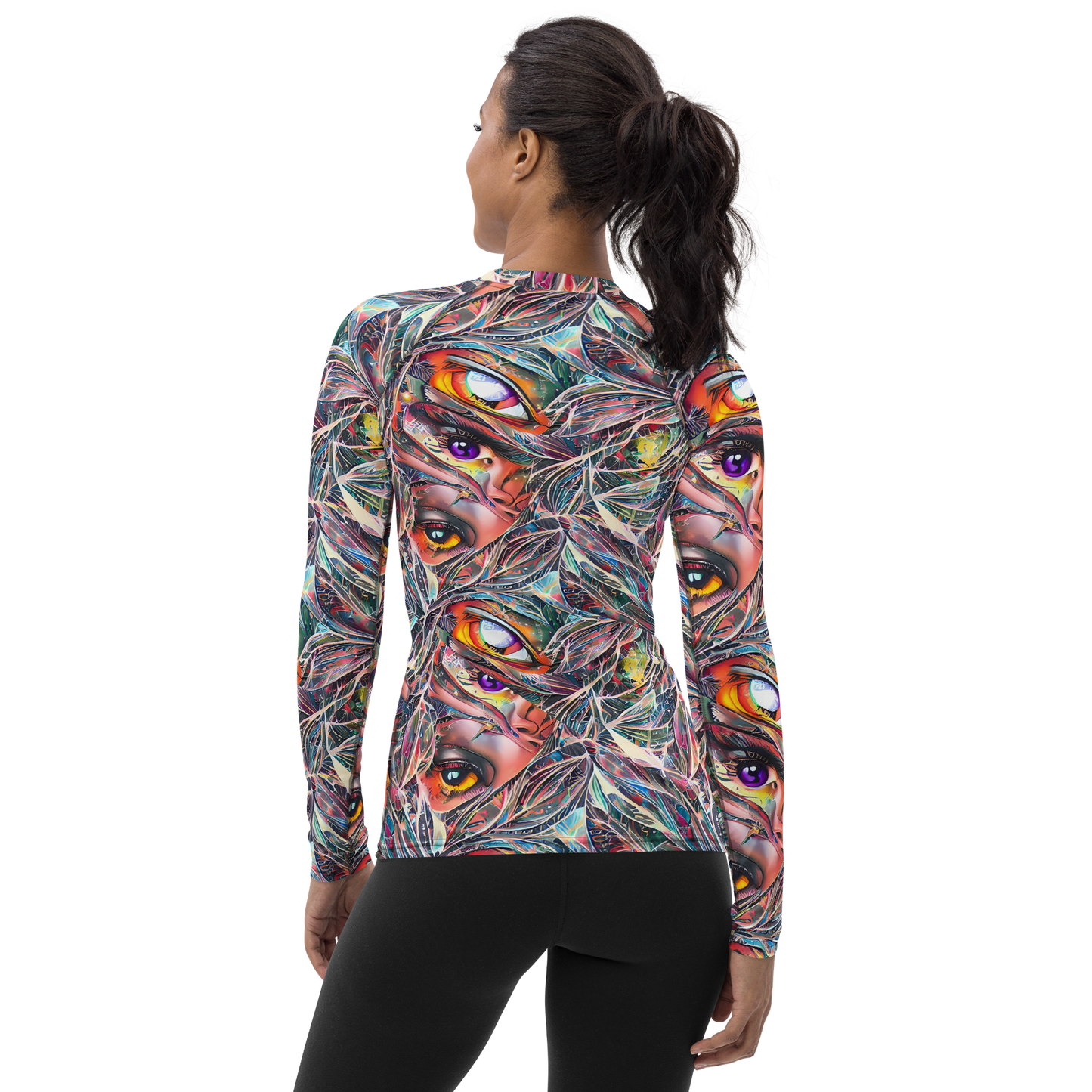 Women's Rash Guard - Prismatic Reverie