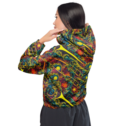 Women's Cropped Windbreaker - Gogos Galaxy