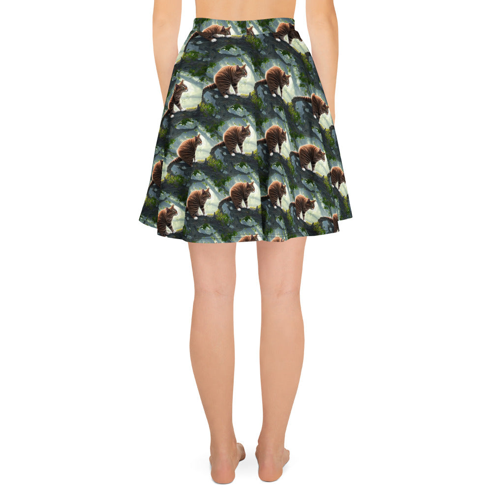 Skater Skirt - Whiskered Enigma