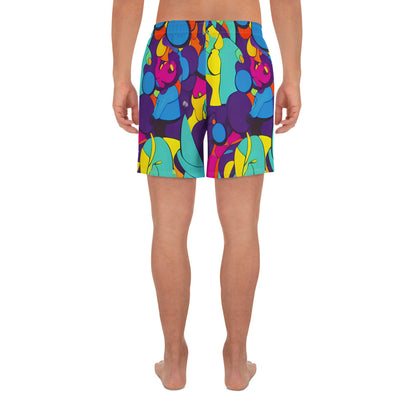 Men's Athletic Shorts - Psychedelic Harmony