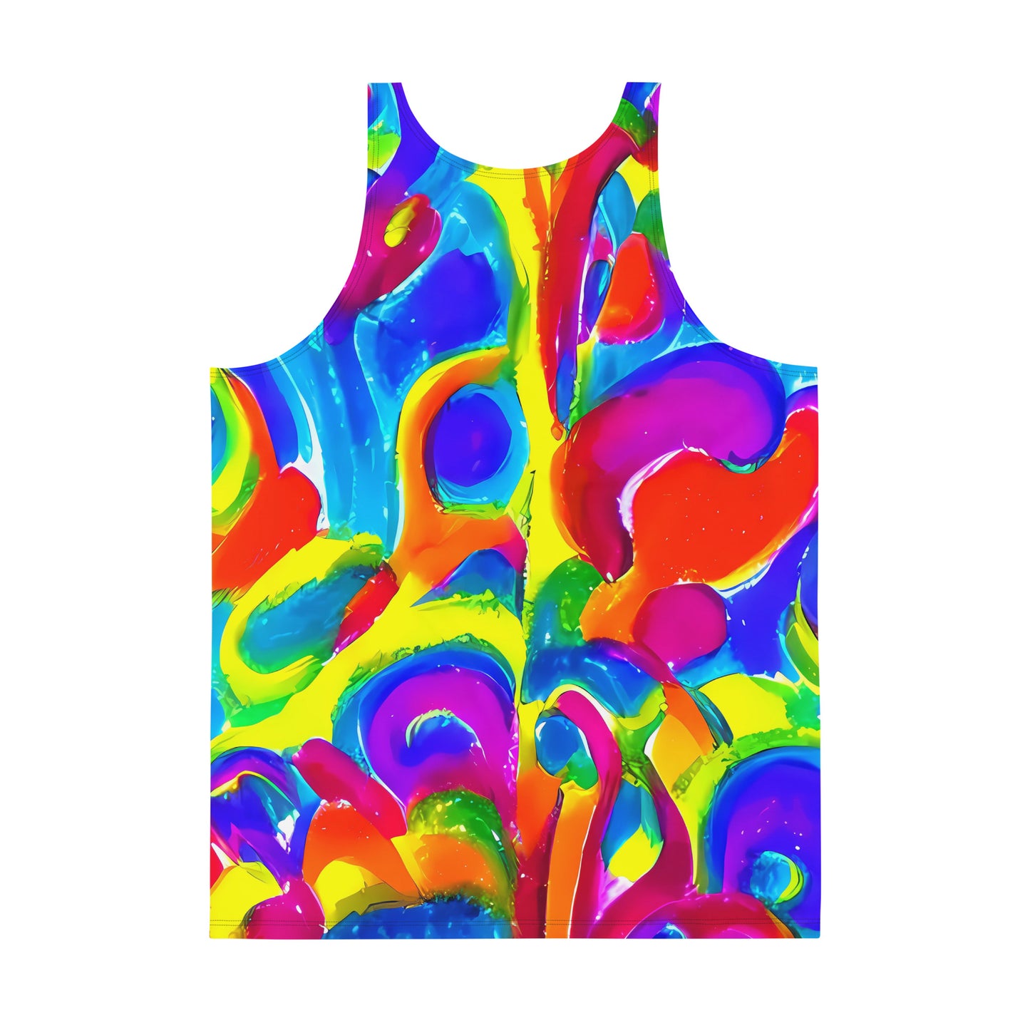 Men's Tank Top - Psychedelic Splash