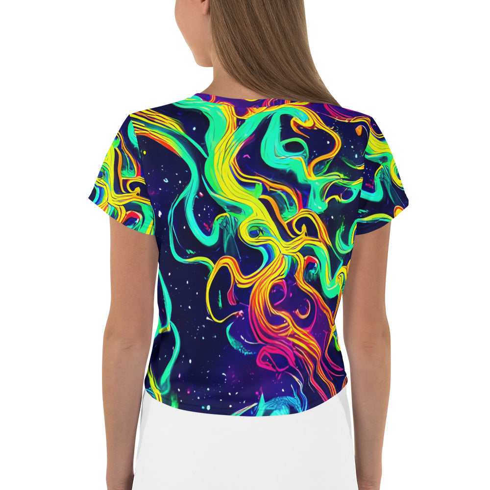 Women's Crop Tee - Cheston Swirl