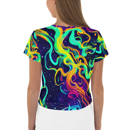 Women's Crop Tee - Cheston Swirl