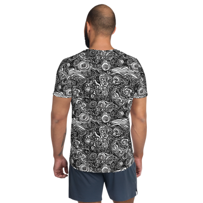 Men's Athletic T-Shirt - Swirling Stories