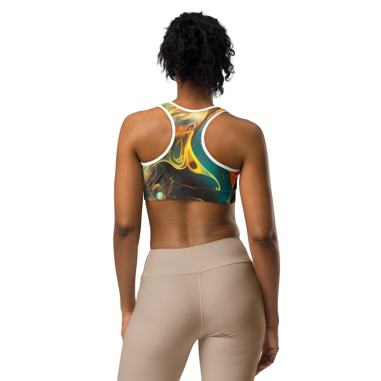 Sports Bra - Elegant Whirl