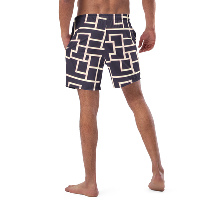 Swim Trunks - Gilded Gridlock