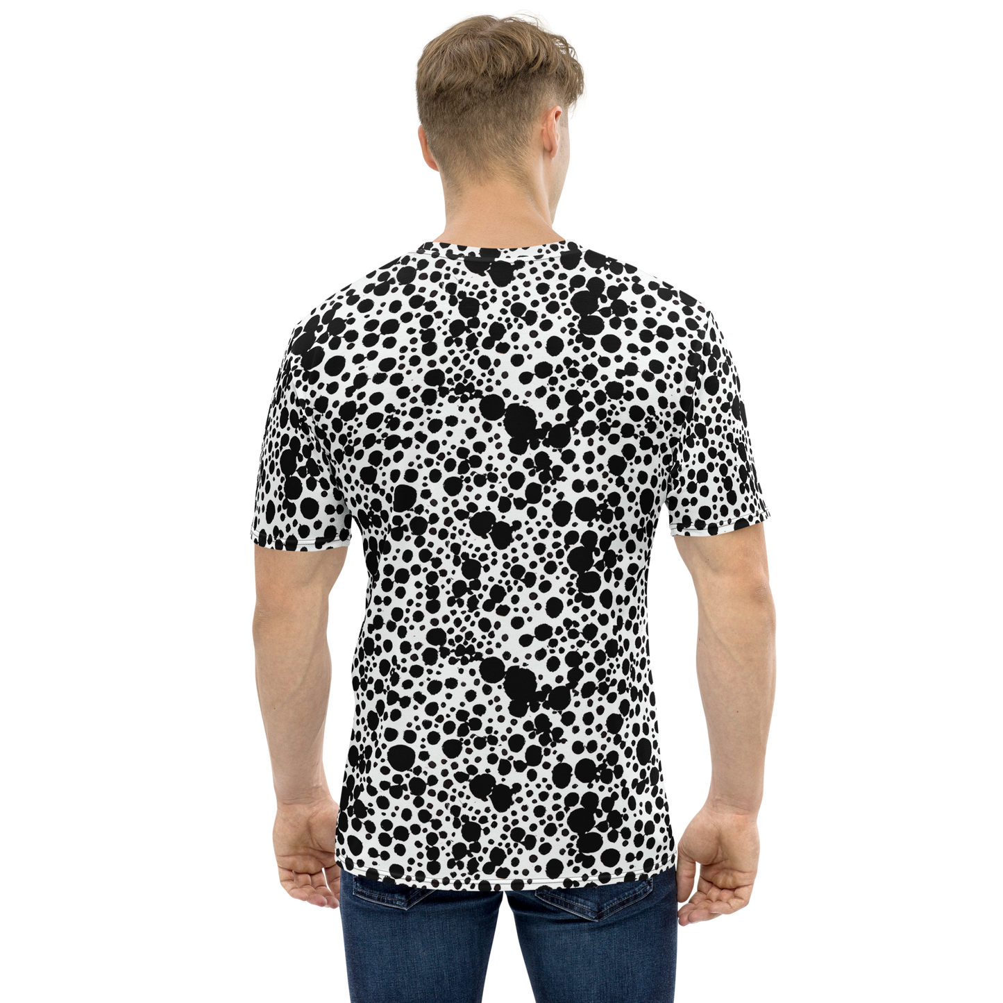 Men's Crew Neck T-Shirt - Dappled Shadow Dance