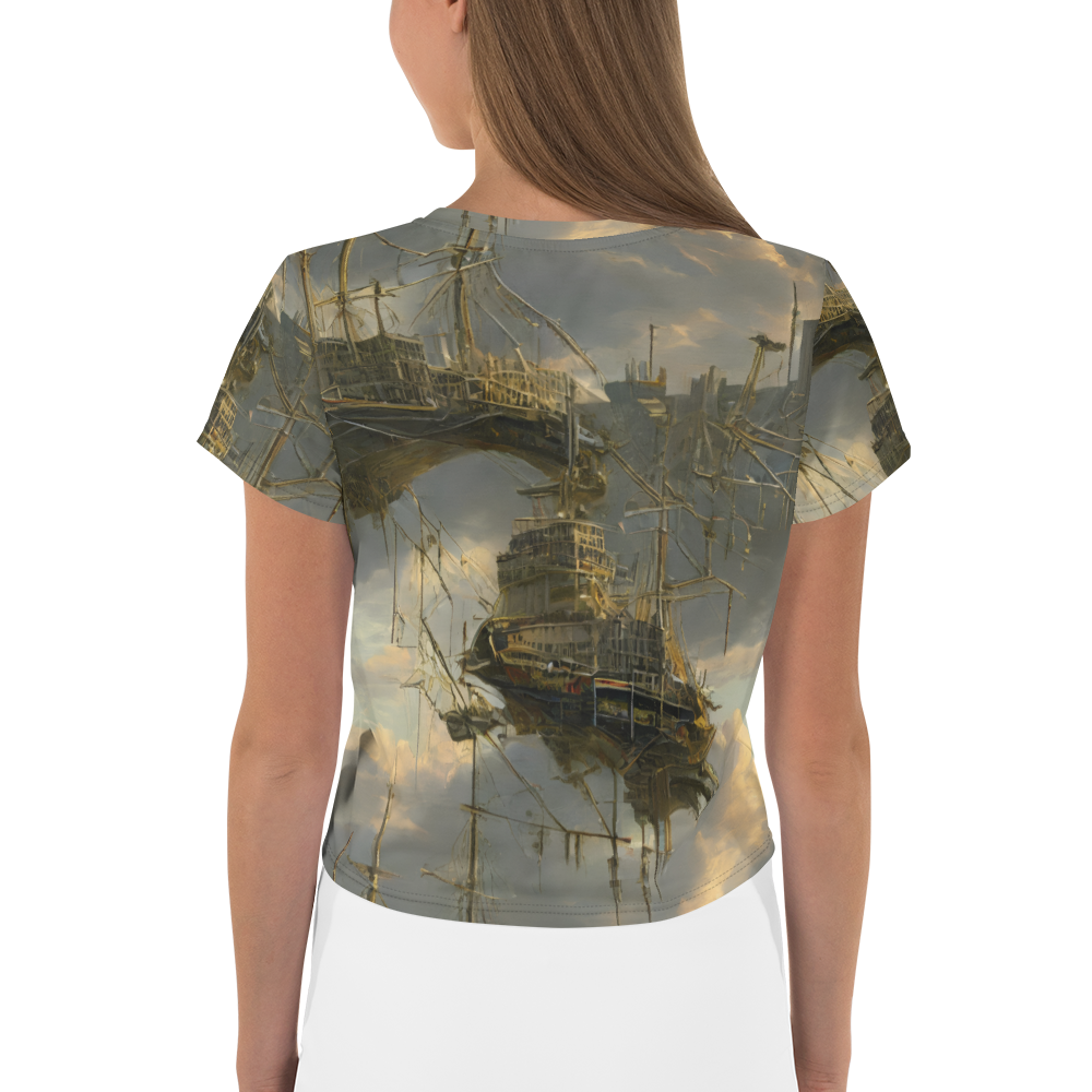 Women's Crop Tee - Ethereal Armada