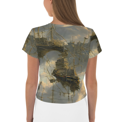 Women's Crop Tee - Ethereal Armada