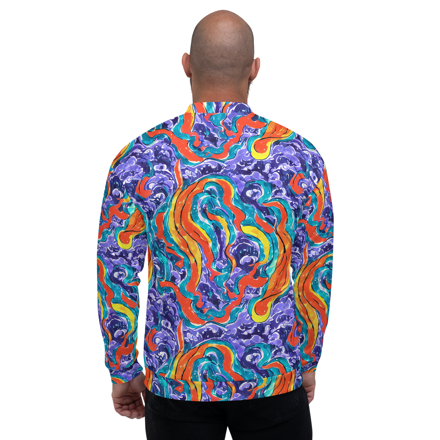 Bomber Jacket - Galactic Waves