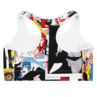 Sports Bra - Pop Art Parade