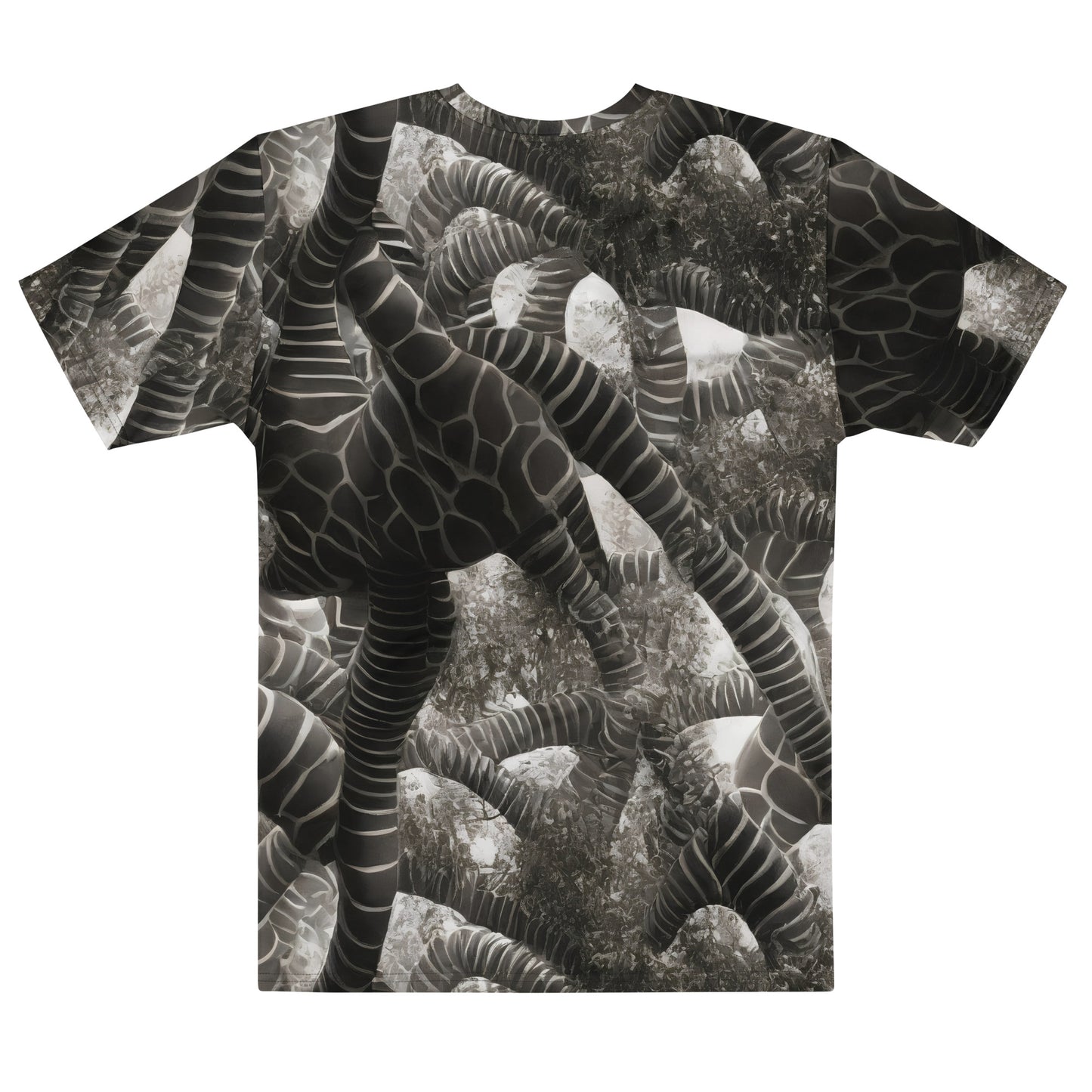 Men's Crew Neck T-Shirt - Serpent Symphony