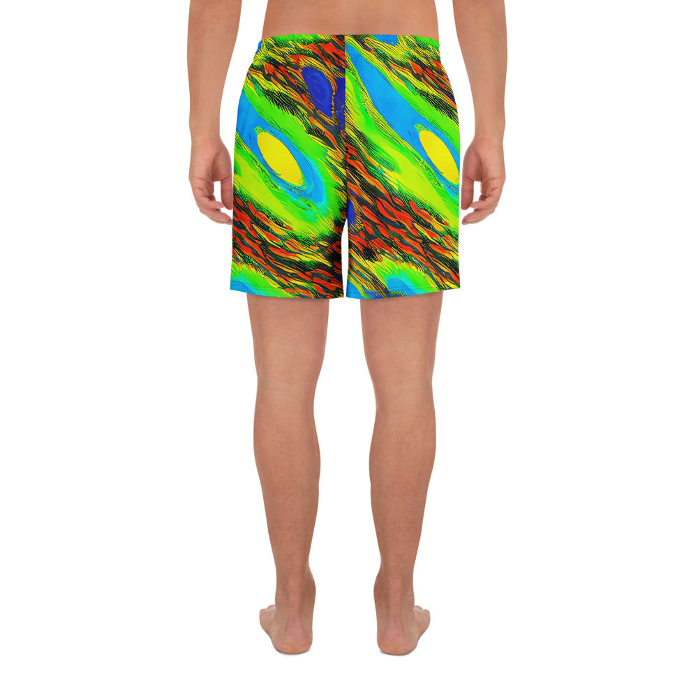 Men's Athletic Shorts - Hodgkin's Blaze