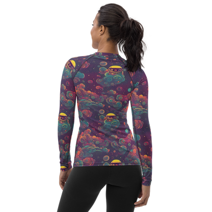 Women's Rash Guard - Nebula Dreamscape