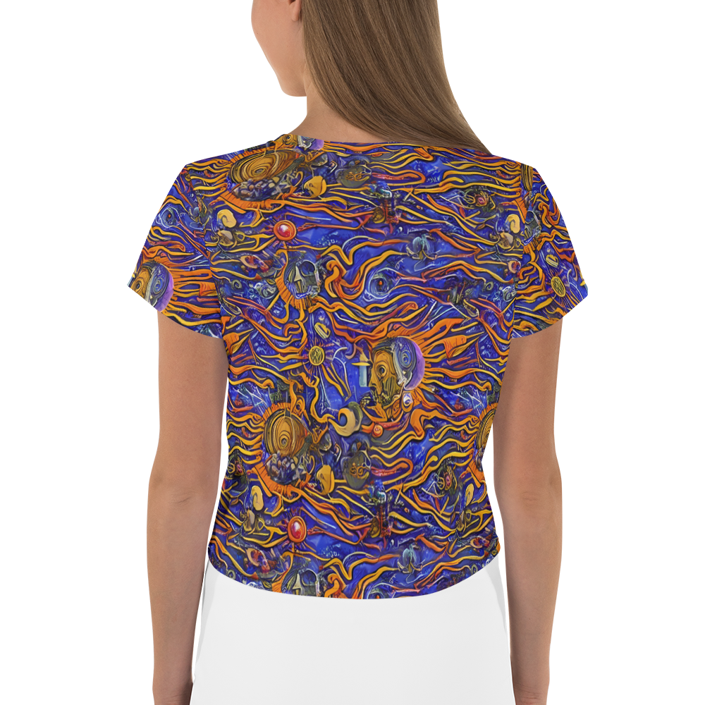 Women's Crop Tee - Mantegna Swirl