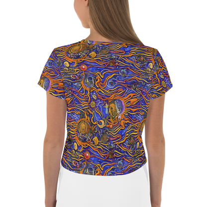 Women's Crop Tee - Mantegna Swirl