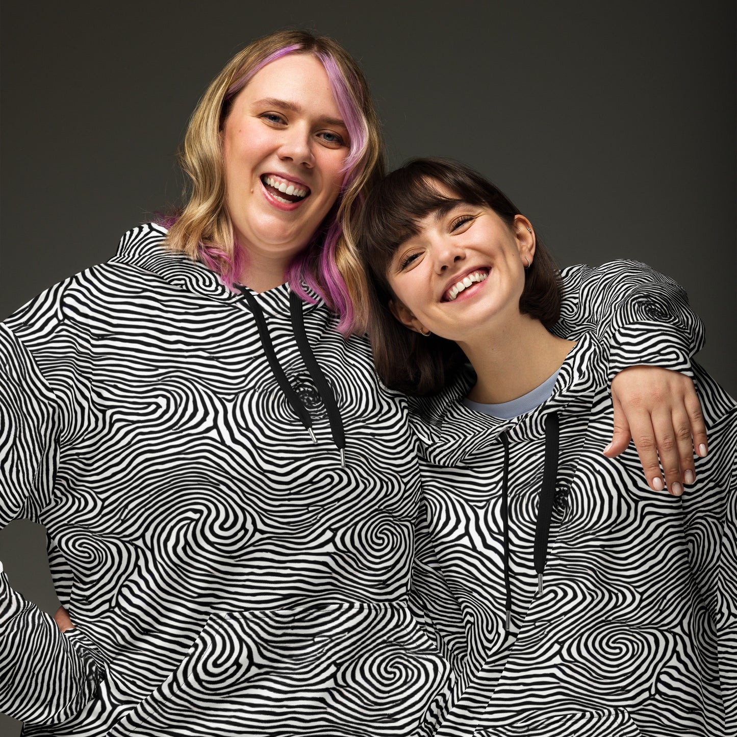 Hoodie - Black And White Rhapsody